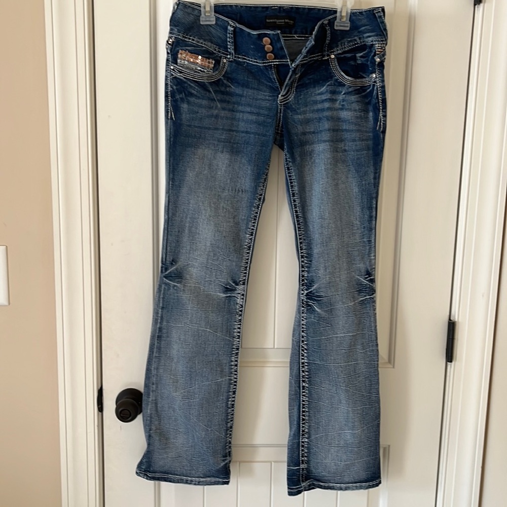 Slim Boot Flex Mid Wash Denim Jean (Used Good Condition)